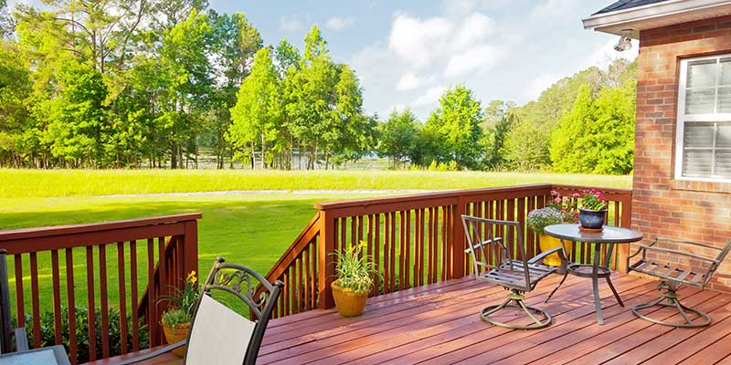 Natural Wood Is One Of The Most Popular Deck Material Options